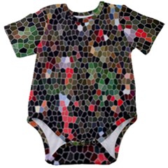 Colorful Abstract Background Baby Short Sleeve Bodysuit by Proyonanggan