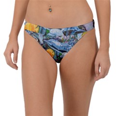 Colorful Aquatic Life Wall Mural Band Bikini Bottoms by Proyonanggan