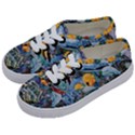 Colorful Aquatic Life Wall Mural Kids  Classic Low Top Sneakers View2