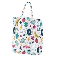 Love Pattern Giant Grocery Tote by Proyonanggan