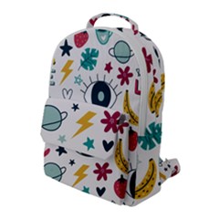 Love Pattern Flap Pocket Backpack (large) by Proyonanggan