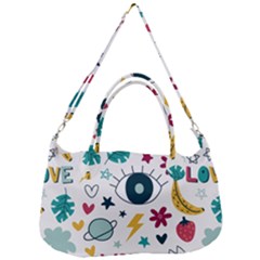 Love Pattern Removable Strap Handbag