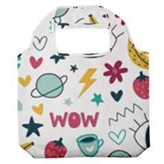 Love Pattern Premium Foldable Grocery Recycle Bag by Proyonanggan