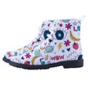 Love Pattern Men s High-Top Canvas Sneakers View2