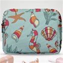 Seahorse Seashell Starfish Shell Make Up Pouch (Large) View1