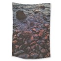 Twilight Treasures: Rocky Beachscape  Large Tapestry View1