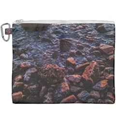 Twilight Treasures: Rocky Beachscape  Canvas Cosmetic Bag (xxxl) by dflcprintsclothing