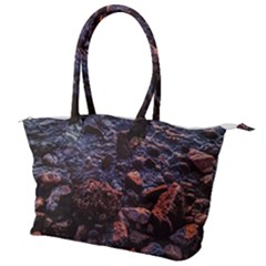 Twilight Treasures: Rocky Beachscape  Canvas Shoulder Bag by dflcprintsclothing