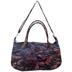 Twilight Treasures: Rocky Beachscape  Removable Strap Handbag by dflcprintsclothing