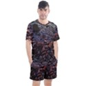 Twilight Treasures: Rocky Beachscape  Men s Mesh Tee and Shorts Set View1