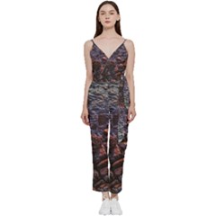 Twilight Treasures: Rocky Beachscape  V-neck Camisole Jumpsuit by dflcprintsclothing