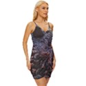 Twilight Treasures: Rocky Beachscape  Wrap Tie Front Dress View3