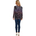 Twilight Treasures: Rocky Beachscape  Long Sleeve Crew Neck Pullover Top View4