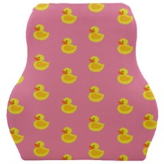 Rubber Duck Pattern Car Seat Velour Cushion  by Valentinaart