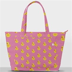 Rubber Duck Pattern Back Pocket Shoulder Bag  by Valentinaart