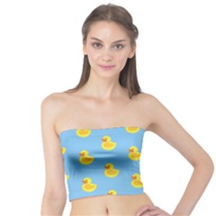 Rubber Duck Pattern Tube Top by Valentinaart