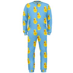 Rubber Duck Pattern Onepiece Jumpsuit (men) by Valentinaart