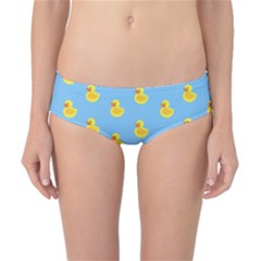 Rubber Duck Pattern Classic Bikini Bottoms by Valentinaart