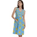 Rubber duck pattern Sleeveless Dress With Pocket View3