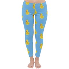 Rubber Duck Pattern Classic Winter Leggings