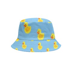 Rubber Duck Pattern Inside Out Bucket Hat (kids) by Valentinaart