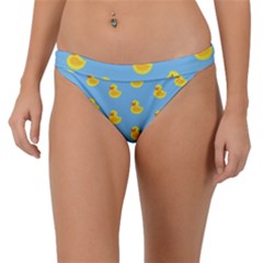 Rubber Duck Pattern Band Bikini Bottoms by Valentinaart