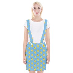 Rubber Duck Pattern Braces Suspender Skirt by Valentinaart