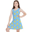 Rubber duck pattern Kids  Lightweight Sleeveless Dress View1