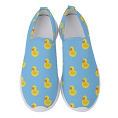 Rubber Duck Pattern Women s Slip On Sneakers by Valentinaart