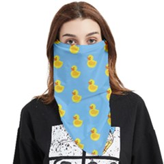 Rubber Duck Pattern Face Covering Bandana (triangle) by Valentinaart