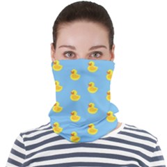 Rubber Duck Pattern Face Seamless Bandana (adult) by Valentinaart