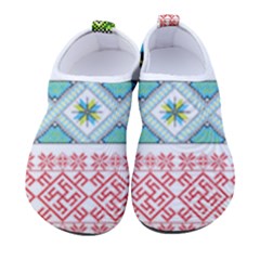 Ukraine Ornament Pattern Symbolism Geometric Women s Sock-style Water Shoes