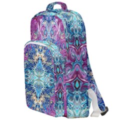 Orchids Pour  Double Compartment Backpack by kaleidomarblingart