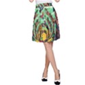 Monkey Tiger Bird Parrot Forest Jungle Style A-Line Skirt View1