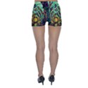 Monkey Tiger Bird Parrot Forest Jungle Style Skinny Shorts View2