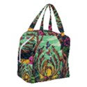 Monkey Tiger Bird Parrot Forest Jungle Style Boxy Hand Bag View3