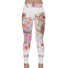 Women With Flowers Classic Yoga Leggings by fashiontrends