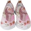 Women with flowers Kids  Slip On Sneakers View1