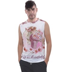 Women With Flowers Men s Regular Tank Top