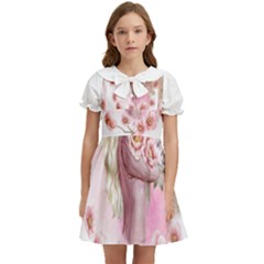 20230719 215116 0000 Kids  Bow Tie Puff Sleeve Dress by fashiontrends