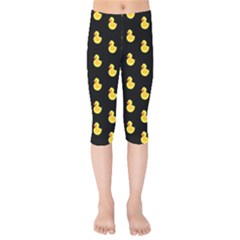 Rubber Duck Kids  Capri Leggings  by Valentinaart