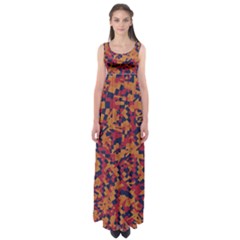 Kaleidoscope Dreams  Empire Waist Maxi Dress by dflcprintsclothing