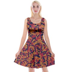 Kaleidoscope Dreams  Reversible Velvet Sleeveless Dress by dflcprintsclothing