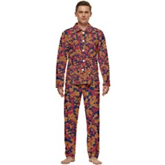 Kaleidoscope Dreams  Men s Long Sleeve Velvet Pocket Pajamas Set by dflcprintsclothing