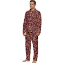 Kaleidoscope Dreams  Men s Long Sleeve Velvet Pocket Pajamas Set View3