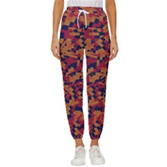 Kaleidoscope Dreams  Women s Cropped Drawstring Pants by dflcprintsclothing