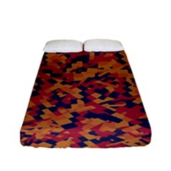 Kaleidoscope Dreams  Fitted Sheet (full/ Double Size) by dflcprintsclothing