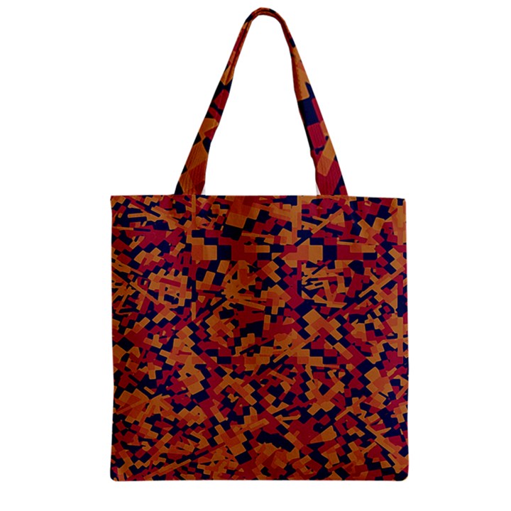 Kaleidoscope Dreams  Zipper Grocery Tote Bag