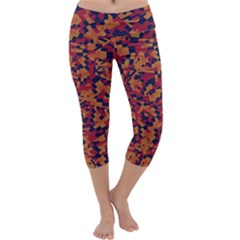 Kaleidoscope Dreams  Capri Yoga Leggings by dflcprintsclothing