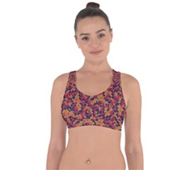 Kaleidoscope Dreams  Cross String Back Sports Bra by dflcprintsclothing